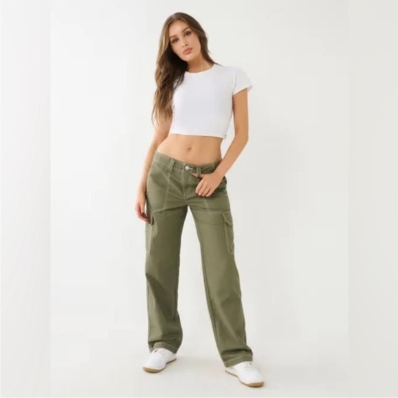 True Religion Women’s Military Cargo Pants - Picture 1 of 5